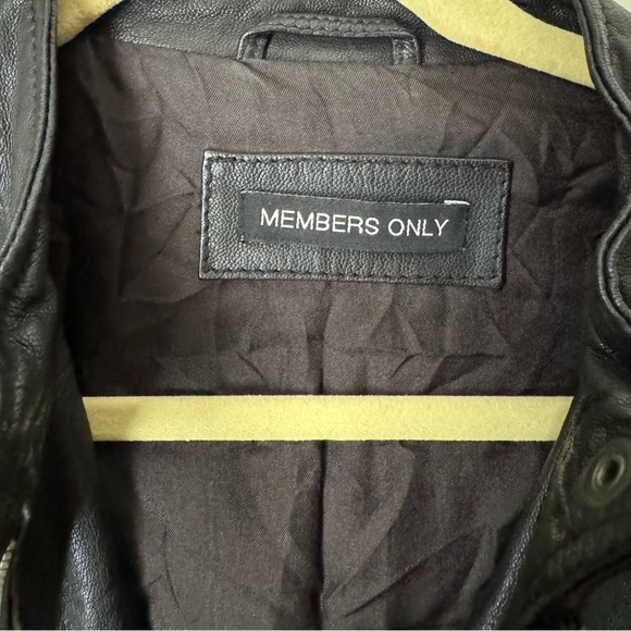 Members Only 100% Leather Jacket - Picture 3 of 6